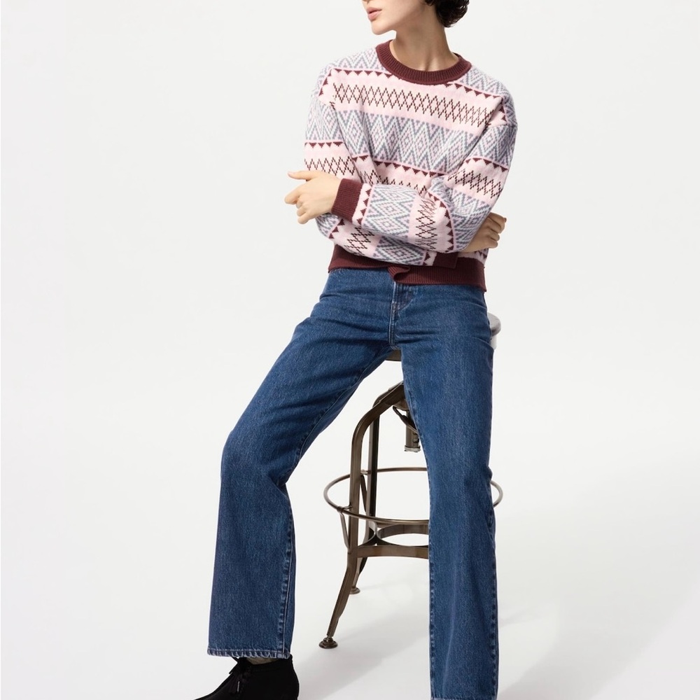 Dior x Uniqlo Sold-out Blue Straight Jeans